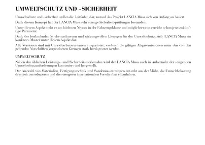 2008-2012 Lancia Musa Bedienungsanleitung | Deutsch
