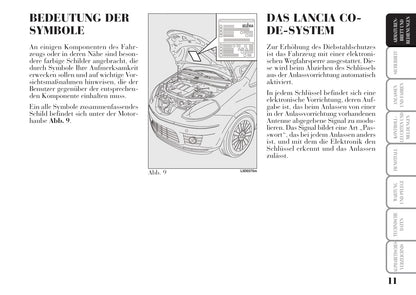 2008-2012 Lancia Musa Gebruikershandleiding | Duits