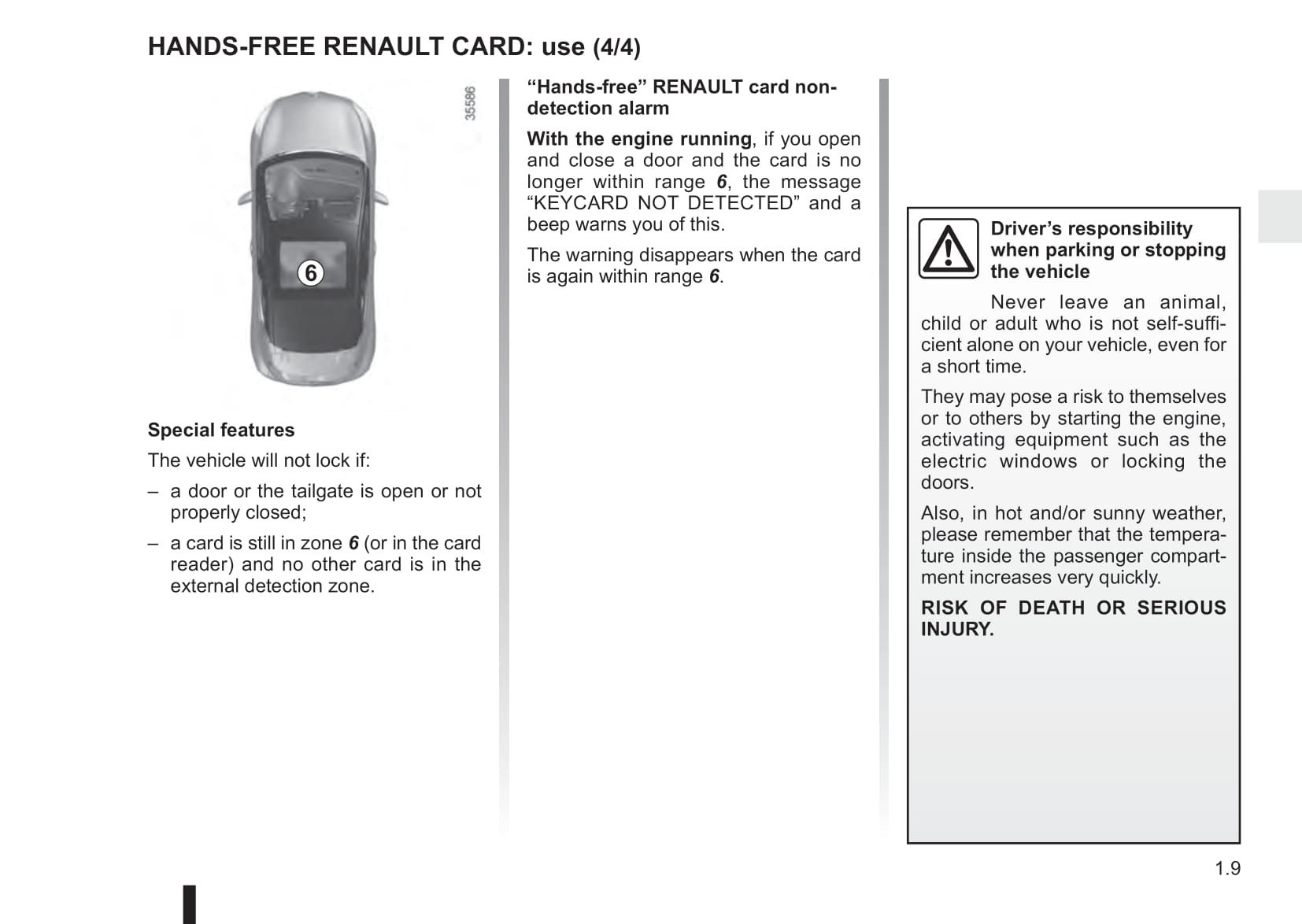 carte non détecté fix how to repair Renault Megane/Laguna keycards