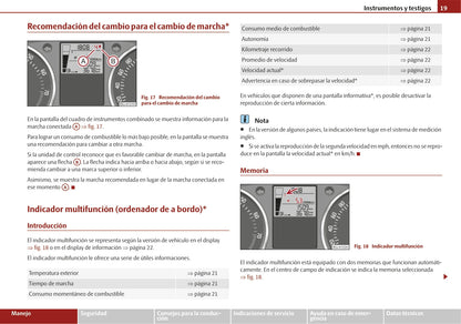 2010-2011 Skoda Fabia Gebruikershandleiding | Spaans