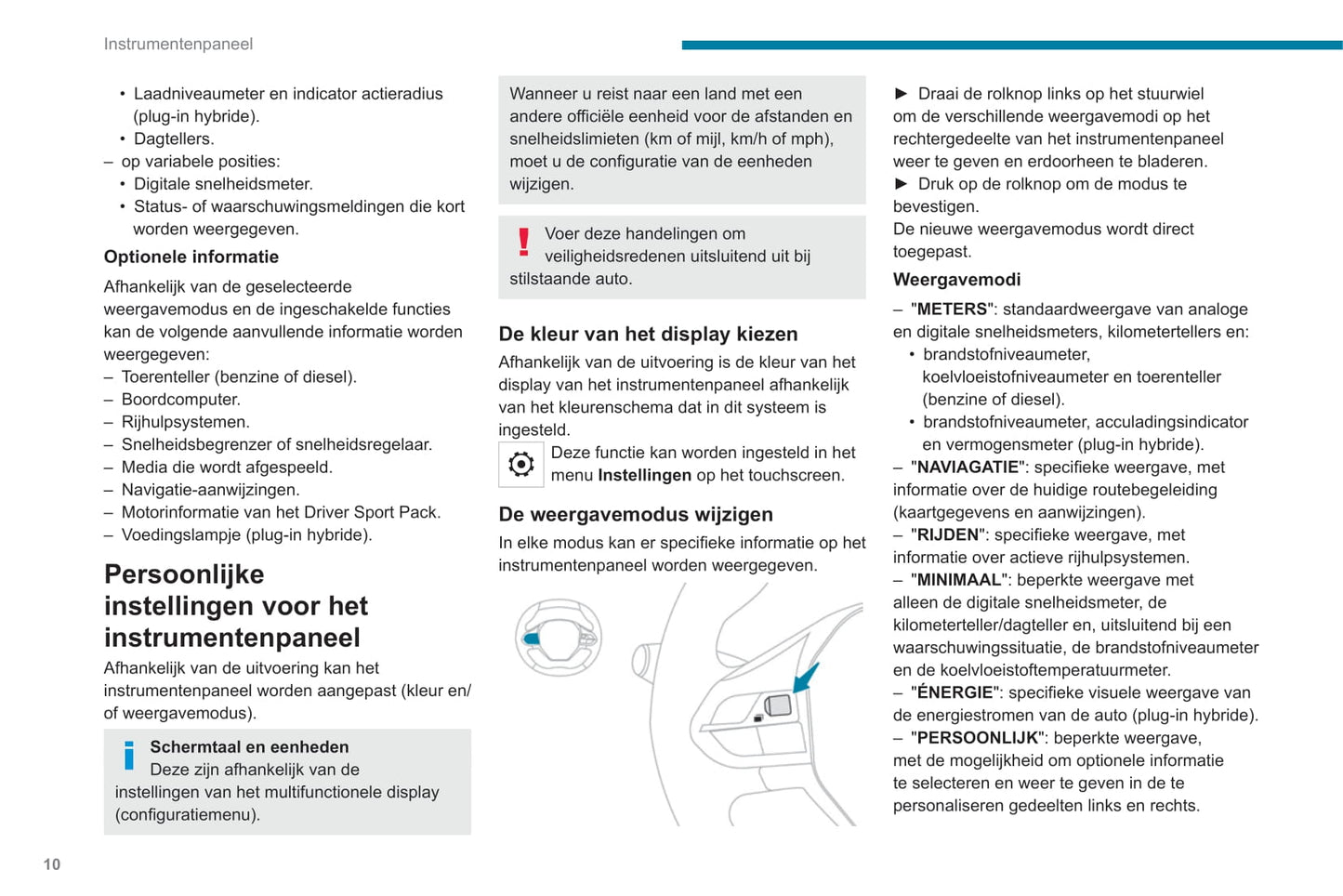 2020-2022 Peugeot 3008/5008 Owner's Manual | Dutch
