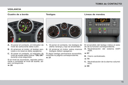 2011-2014 Peugeot 207 CC Gebruikershandleiding | Spaans