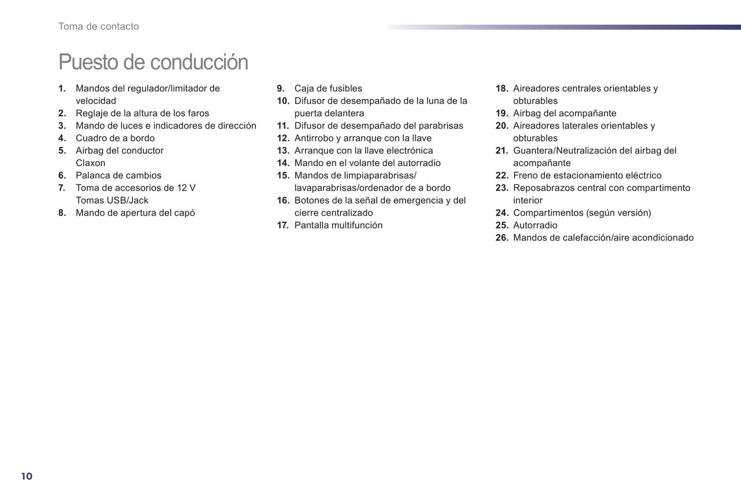 2012-2014 Peugeot 508 Bedienungsanleitung | Spanisch