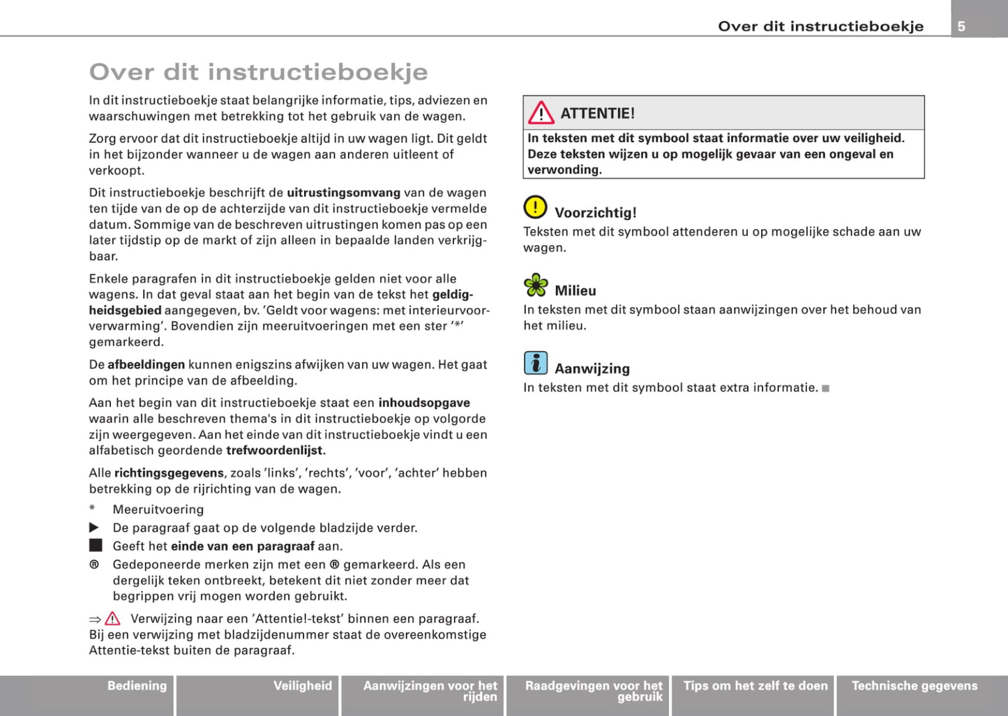 2005-2008 Audi A4 Gebruikershandleiding | Nederlands