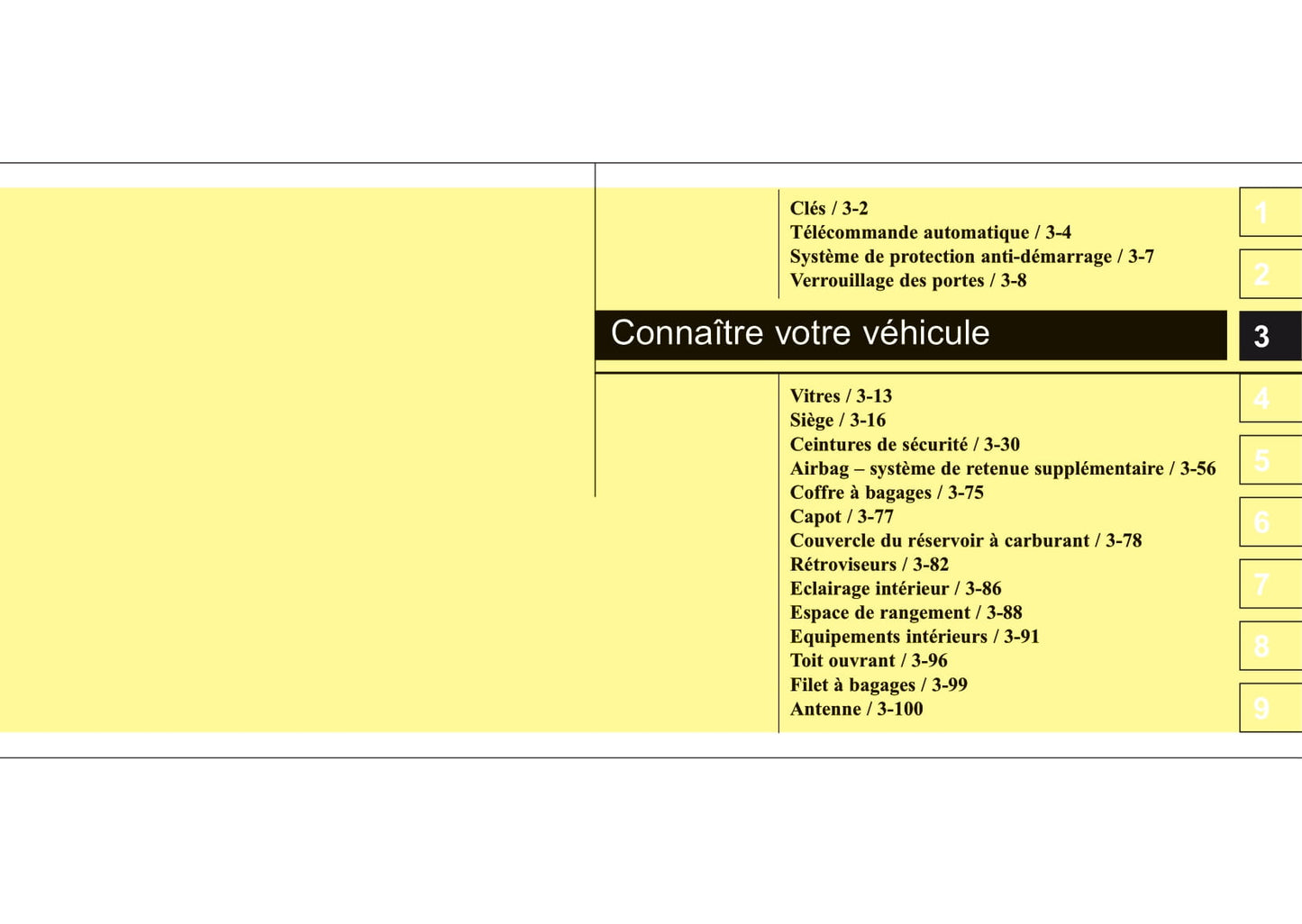 2006-2007 Kia Cerato Owner's Manual | French