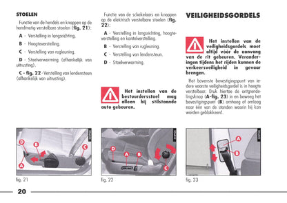 1998-2003 Alfa Romeo 166 Owner's Manual | Dutch
