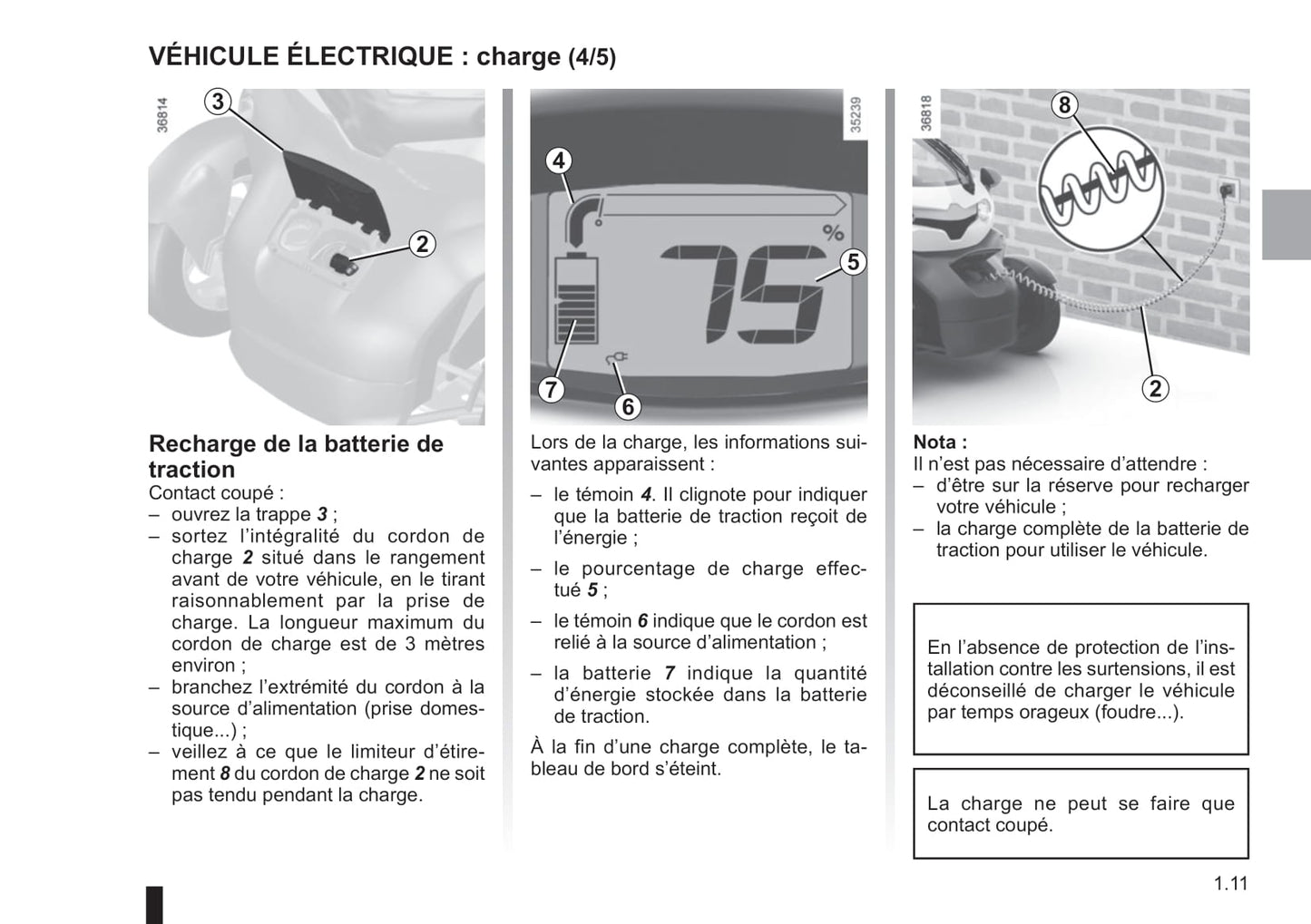 2018-2019 Renault Twizy Gebruikershandleiding | Frans