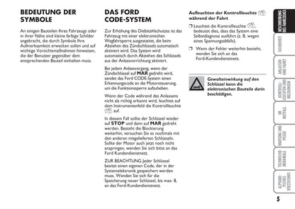 2010-2014Ford Ka Gebruikershandleiding | Duits