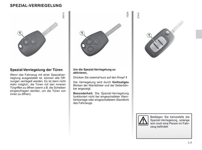 2019-2020 Renault Trafic Owner's Manual | German