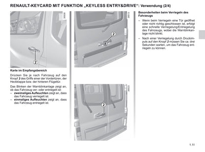 2019-2020 Renault Trafic Bedienungsanleitung | Deutsch