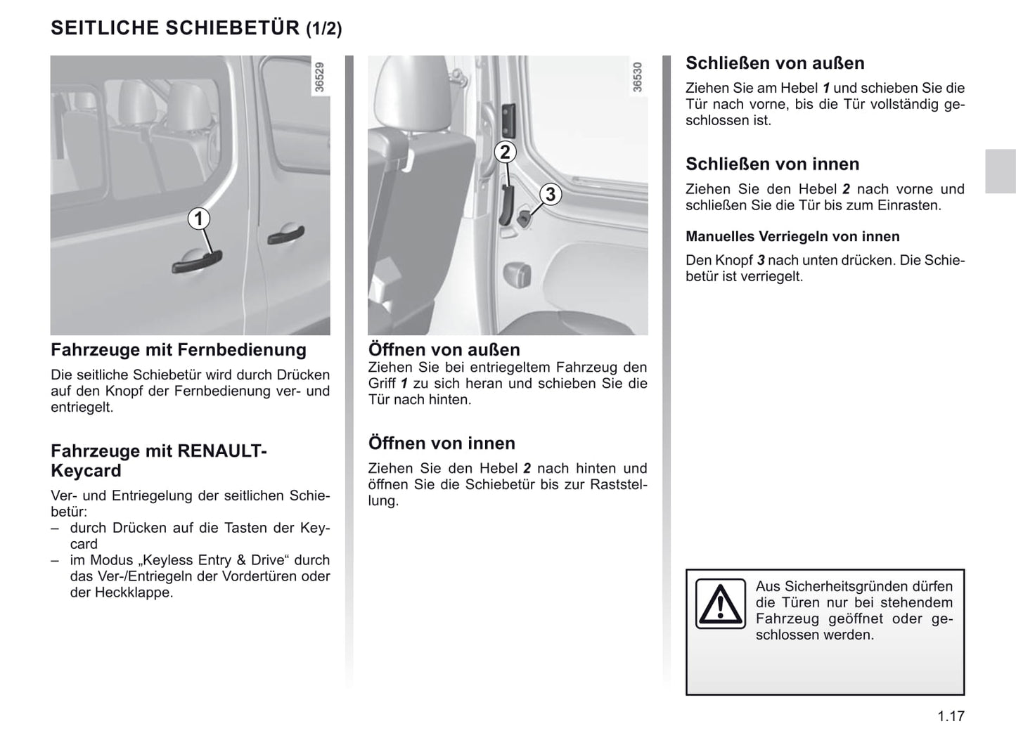 2019-2020 Renault Trafic Bedienungsanleitung | Deutsch