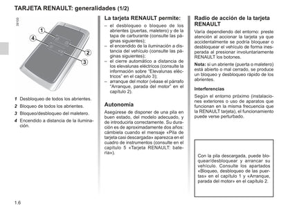 2018-2019 Renault Scénic Bedienungsanleitung | Spanisch