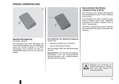 2009-2010 Renault Vel Satis Owner's Manual | German