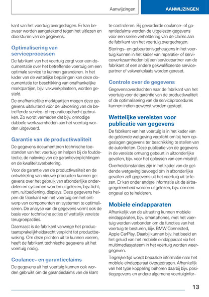 2020-2021 BMW X6 Owner's Manual | Dutch
