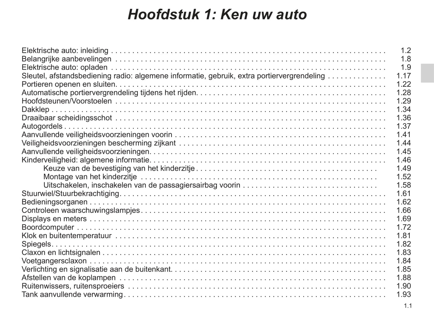 2019-2020 Renault Kangoo Z.E. Bedienungsanleitung | Niederländisch