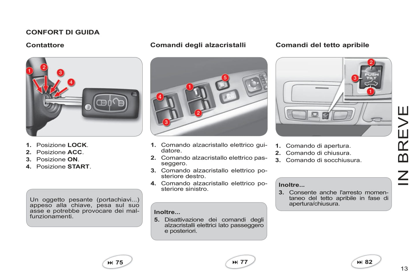 2011-2012 Citroën C-Crosser Owner's Manual | Italian