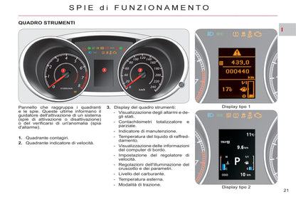 2007-2012 Citroën C-Crosser Manuel du propriétaire | Italien