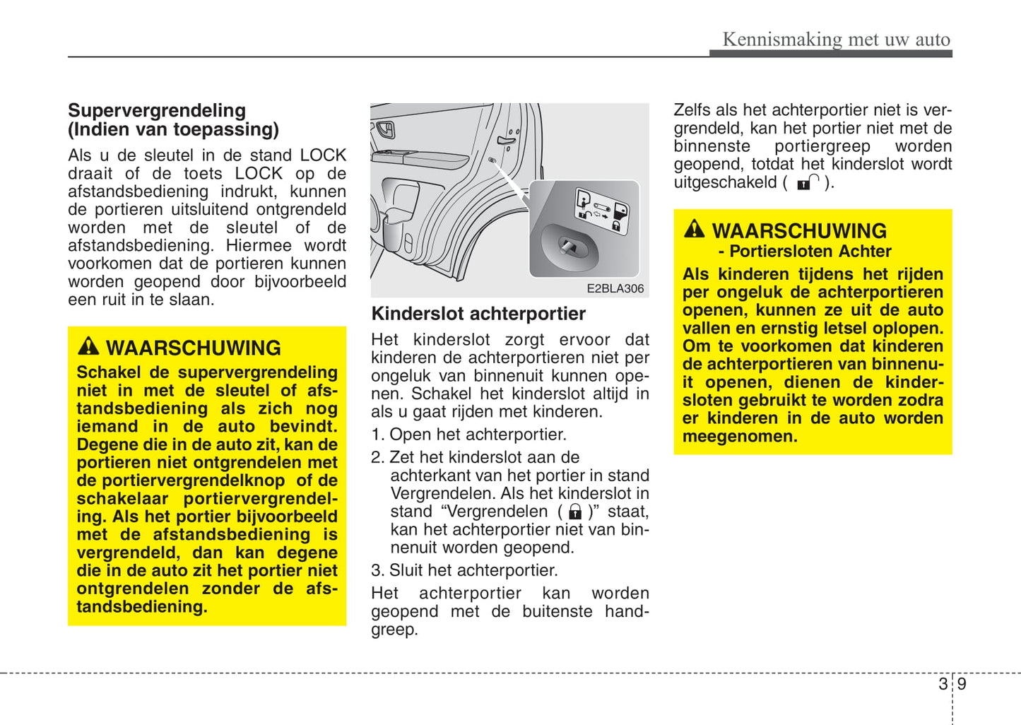 2008-2009 Kia Sorento Gebruikershandleiding | Nederlands