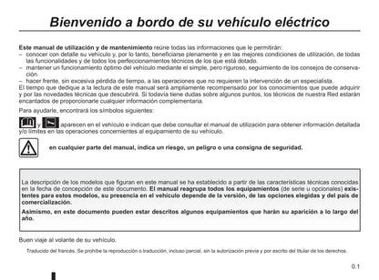 2018-2019 Renault Twizy Gebruikershandleiding | Spaans