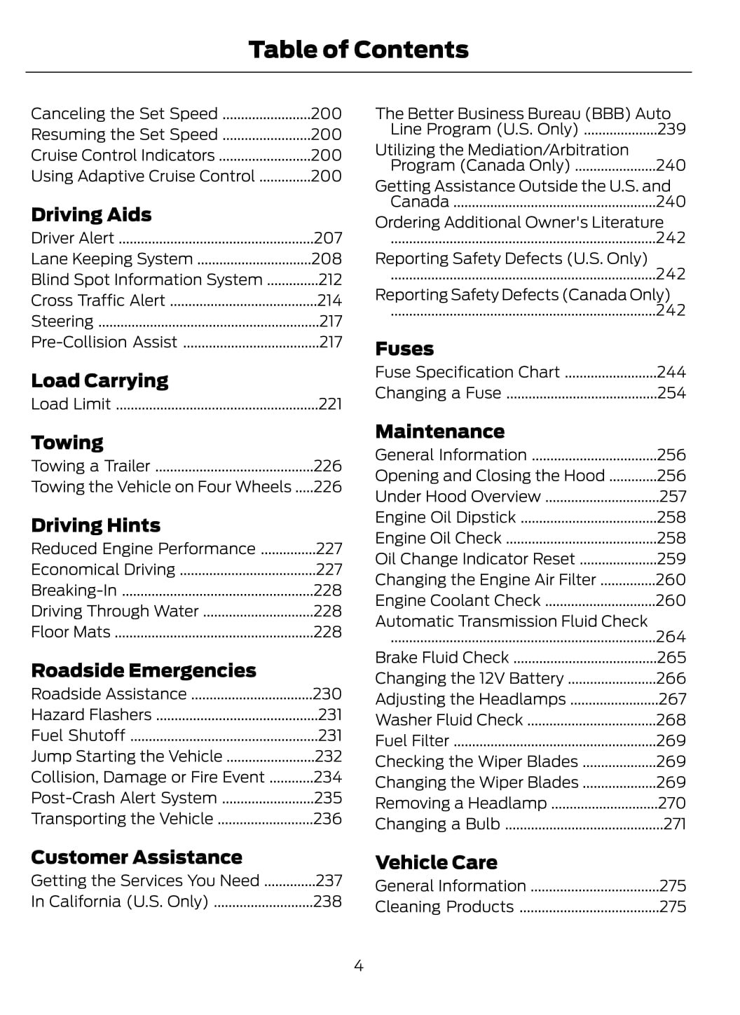 2020 Ford Fusion Gebruikershandleiding | Engels
