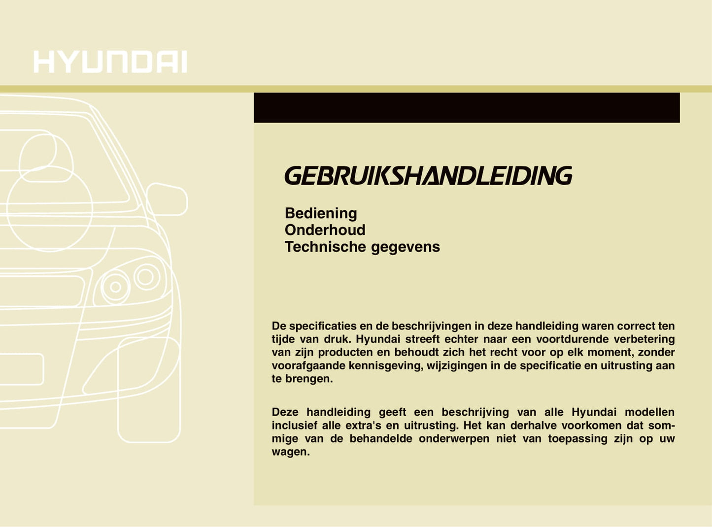 2010-2012 Hyundai Santa Fe Manuel du propriétaire | Néerlandais