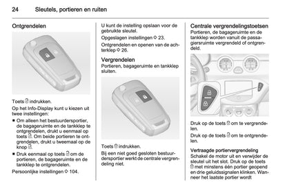 2015 Opel Adam Owner's Manual | Dutch