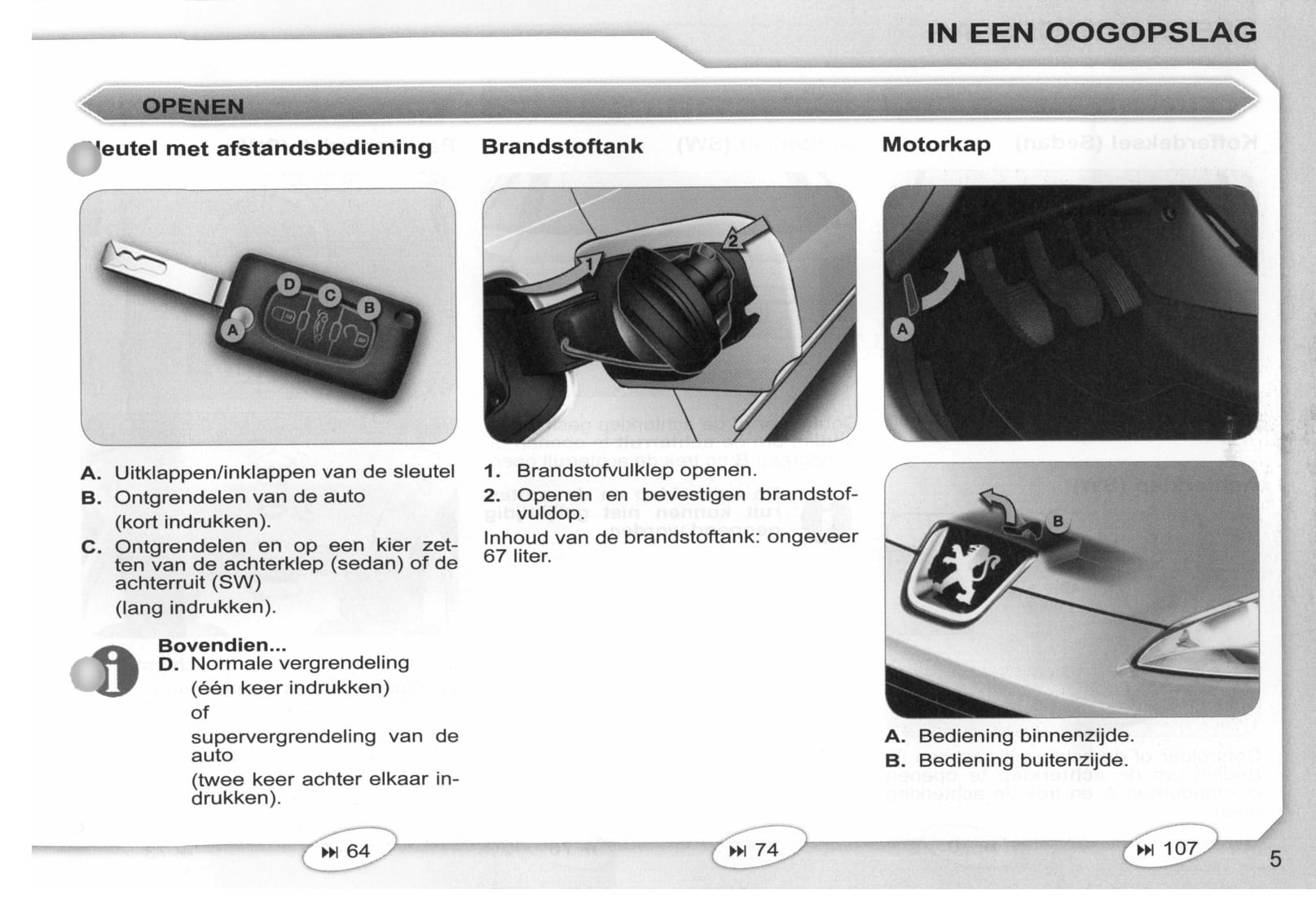 2008-2009 Peugeot 407/407 SW Owner's Manual | Dutch – Car Manuals