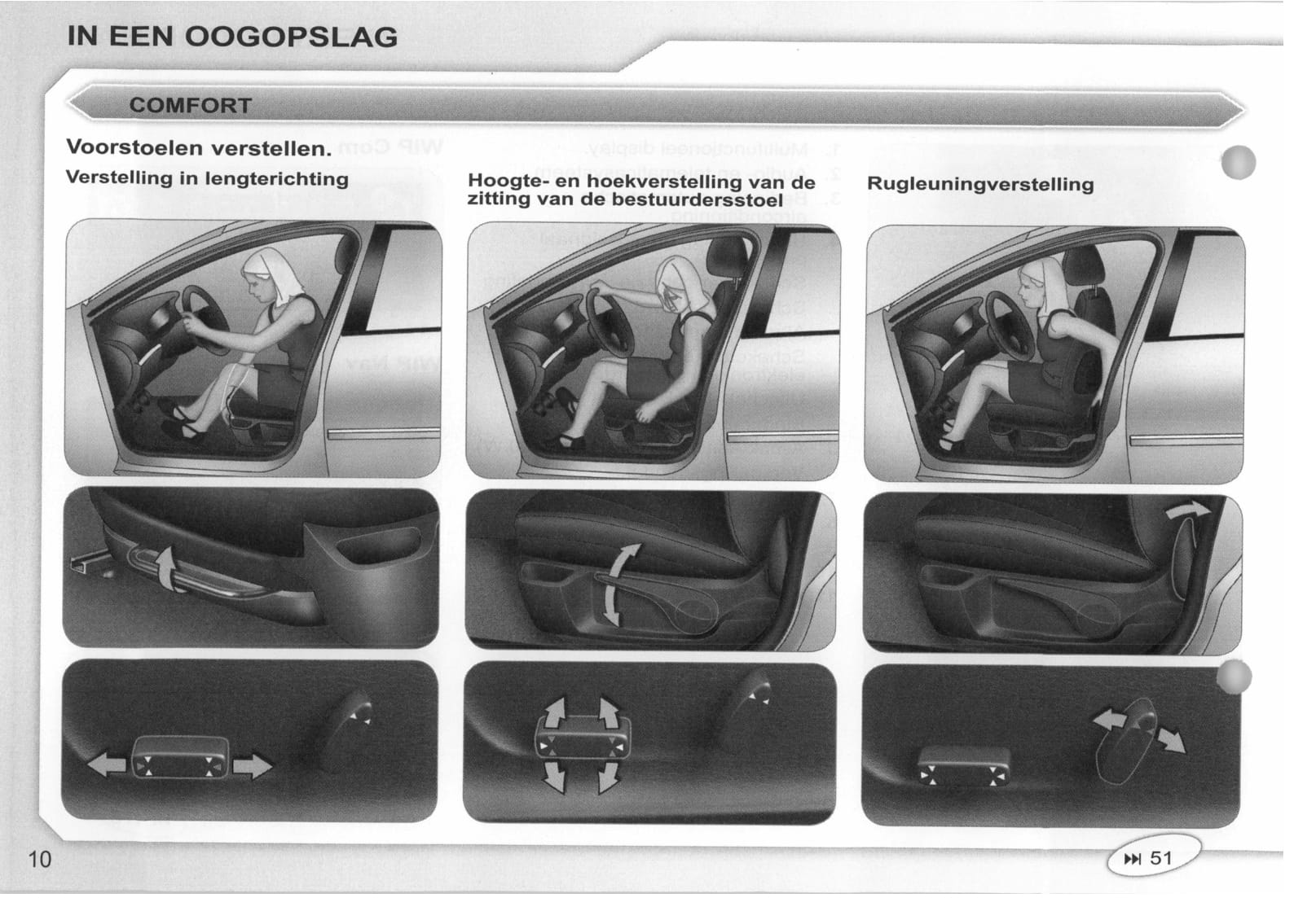 2008-2009 Peugeot 407/407 SW Gebruikershandleiding | Nederlands