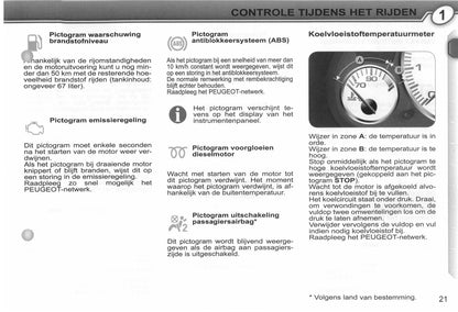 2008-2009 Peugeot 407/407 SW Bedienungsanleitung | Niederländisch