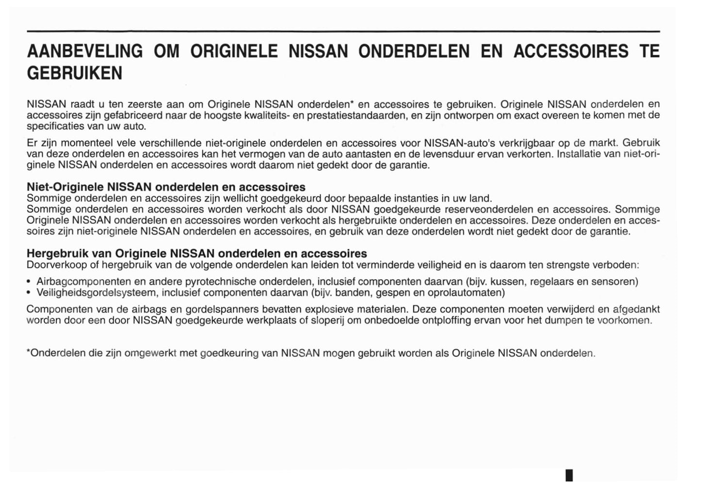 2009-2014 Nissan Pixo Bedienungsanleitung | Niederländisch
