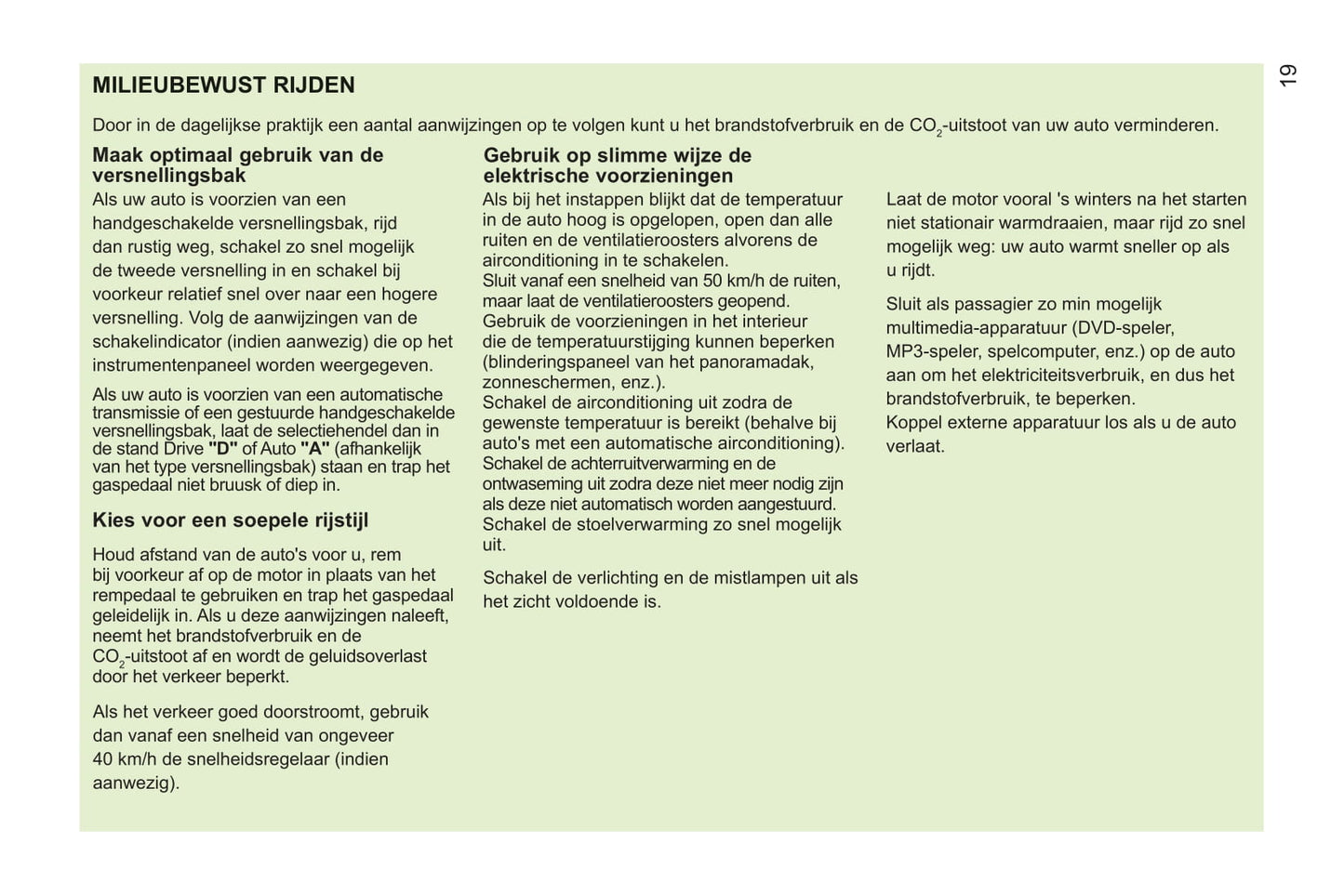 2011-2013 Citroën Nemo Owner's Manual | Dutch