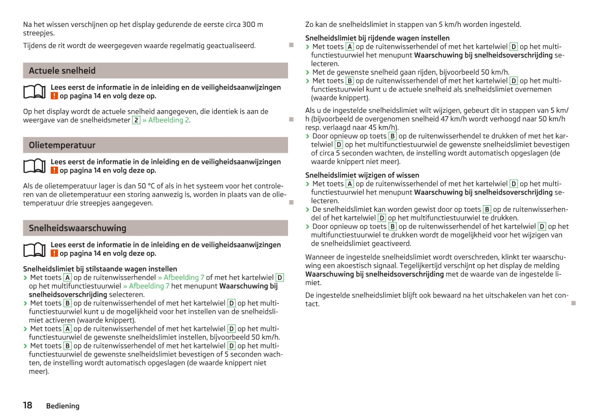 2012-2013 Skoda Superb Owner's Manual | Dutch