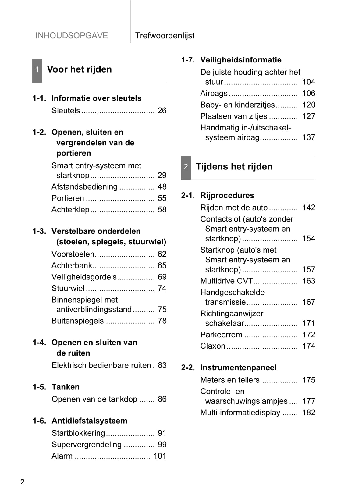 2010-2011 Toyota iQ Gebruikershandleiding | Nederlands