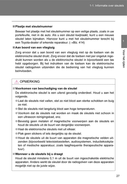 2010-2011 Toyota iQ Gebruikershandleiding | Nederlands