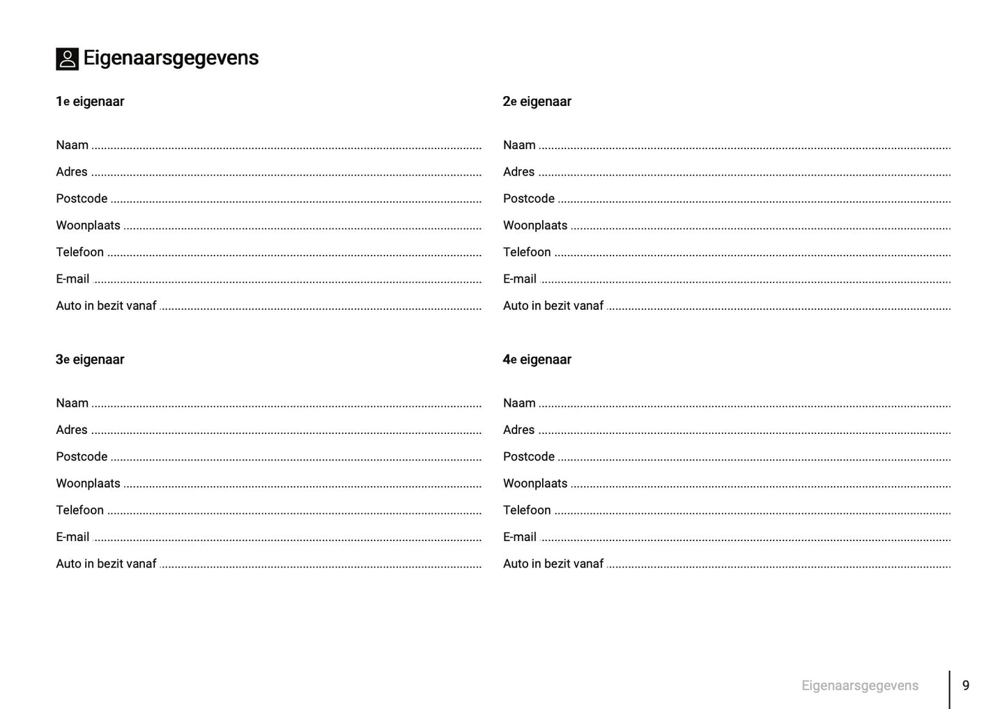 Onderhoudsboekje voor Peugeot 2008 2013 - 2023