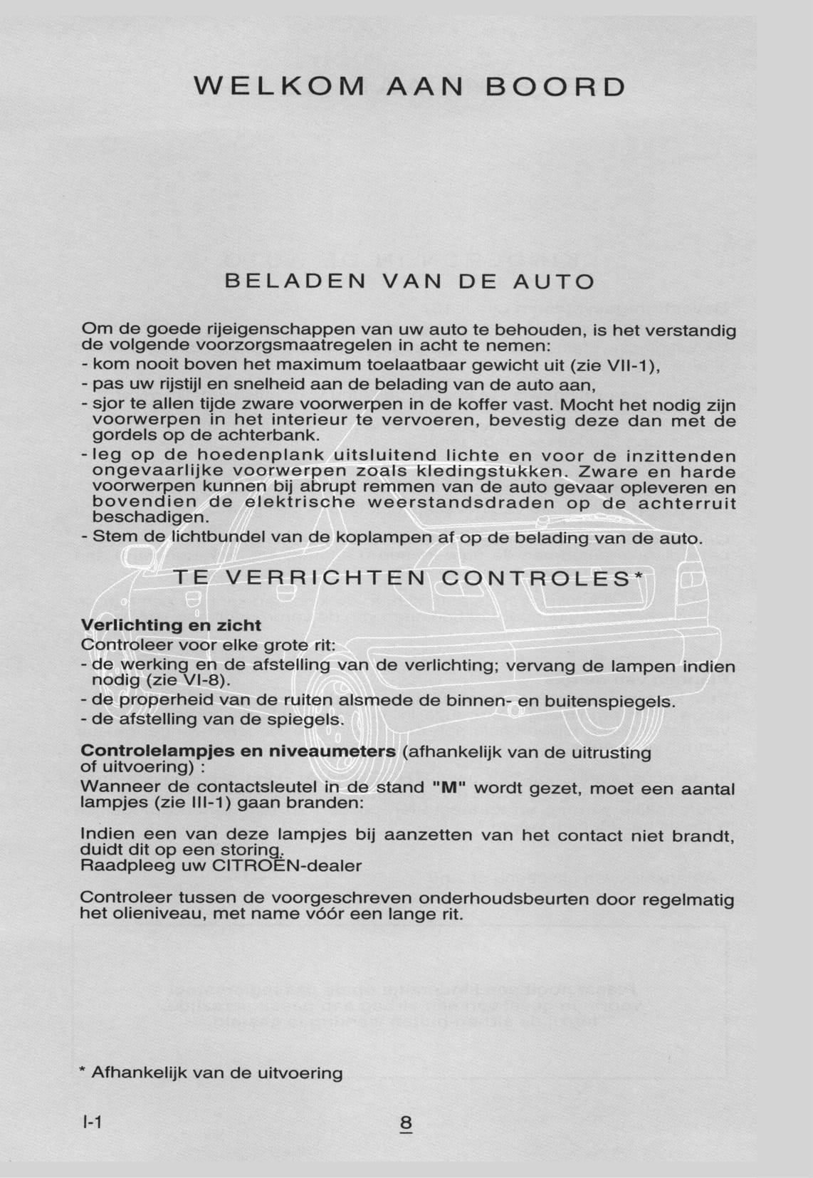1997-2000 Citroën Xsara Manuel du propriétaire | Néerlandais