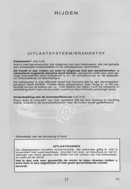1999-2000 Citroën Xsara Bedienungsanleitung | Niederländisch