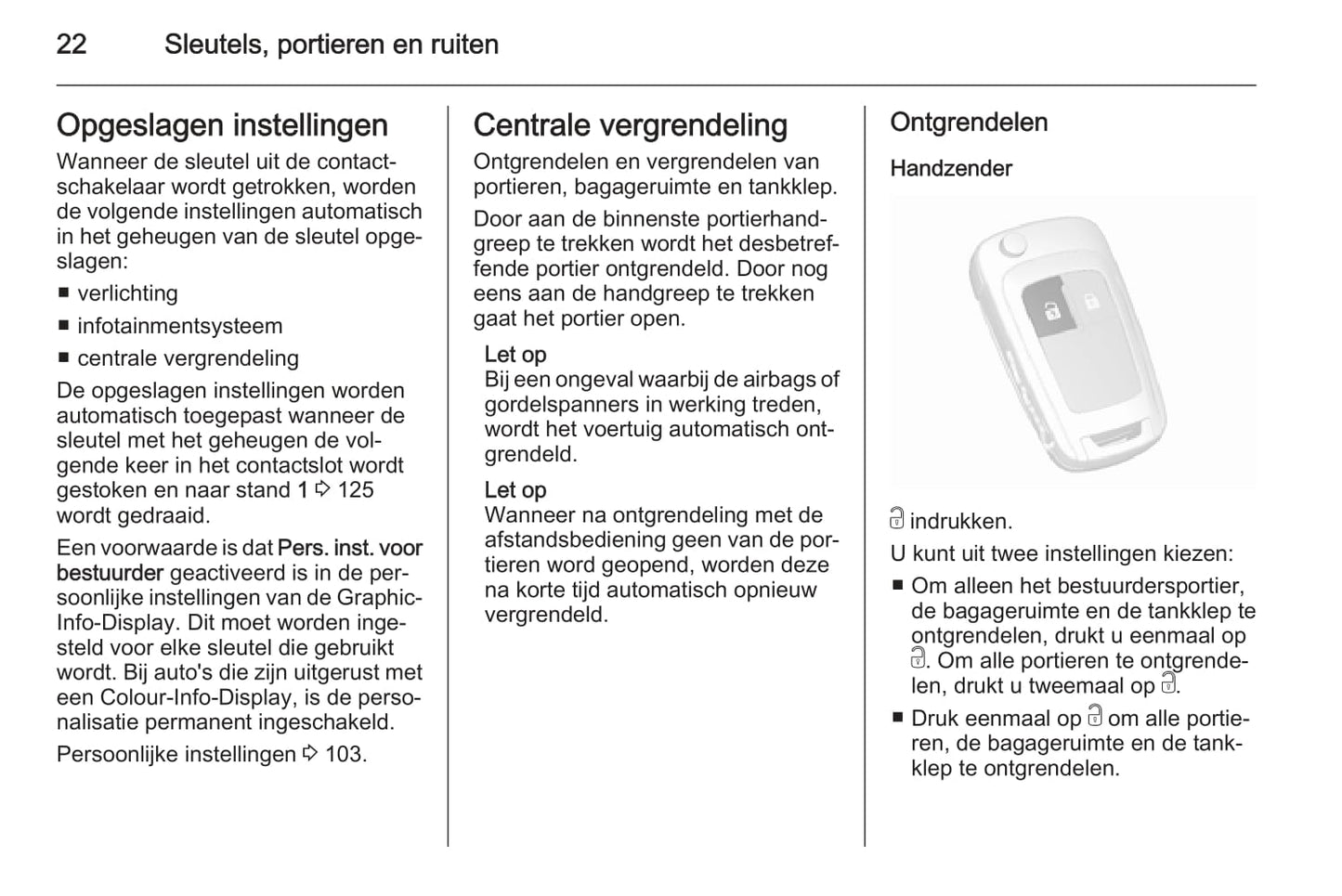 2015 Opel Mokka Owner's Manual | Dutch