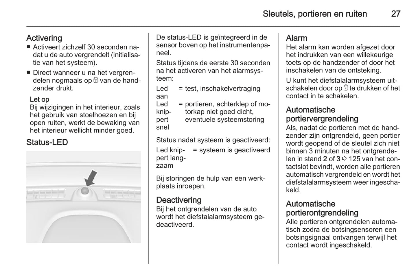 2015 Opel Mokka Bedienungsanleitung | Niederländisch