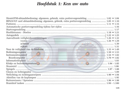 2005-2007 Renault Clio Bedienungsanleitung | Niederländisch
