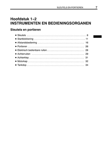 2008-2009 Toyota Aygo Gebruikershandleiding | Nederlands