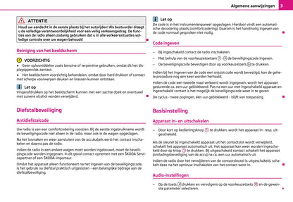 Skoda Swing Audio Handleiding 2011