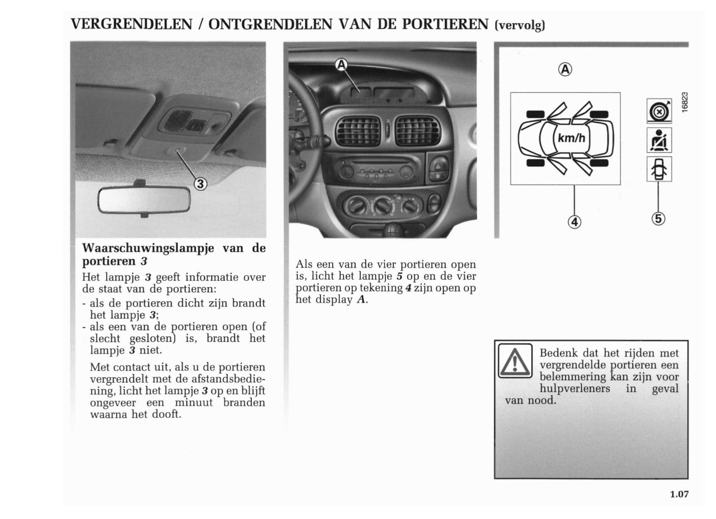 2001-2002 Renault Mégane Bedienungsanleitung | Niederländisch