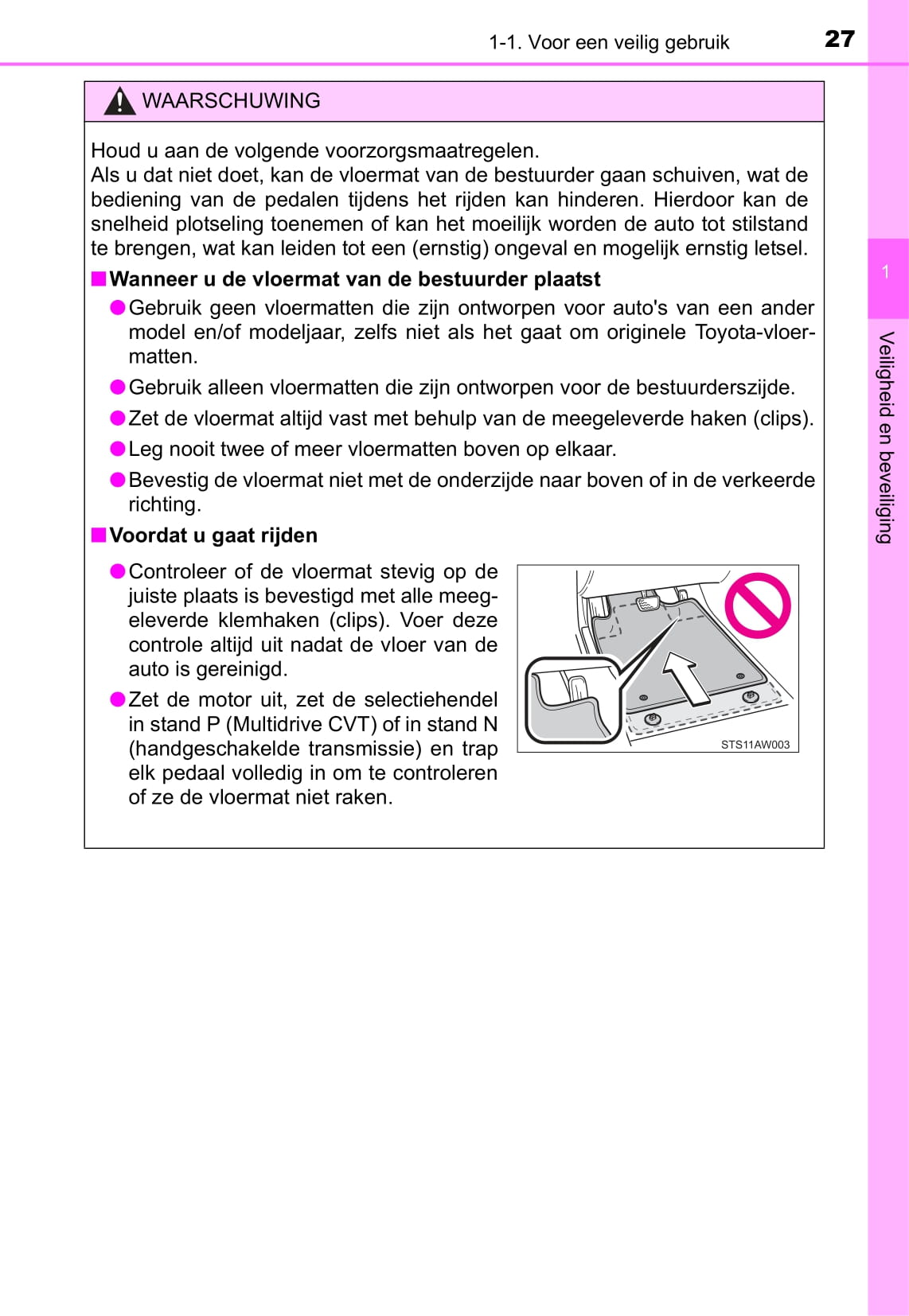 2014-2015 Toyota Yaris Gebruikershandleiding | Nederlands