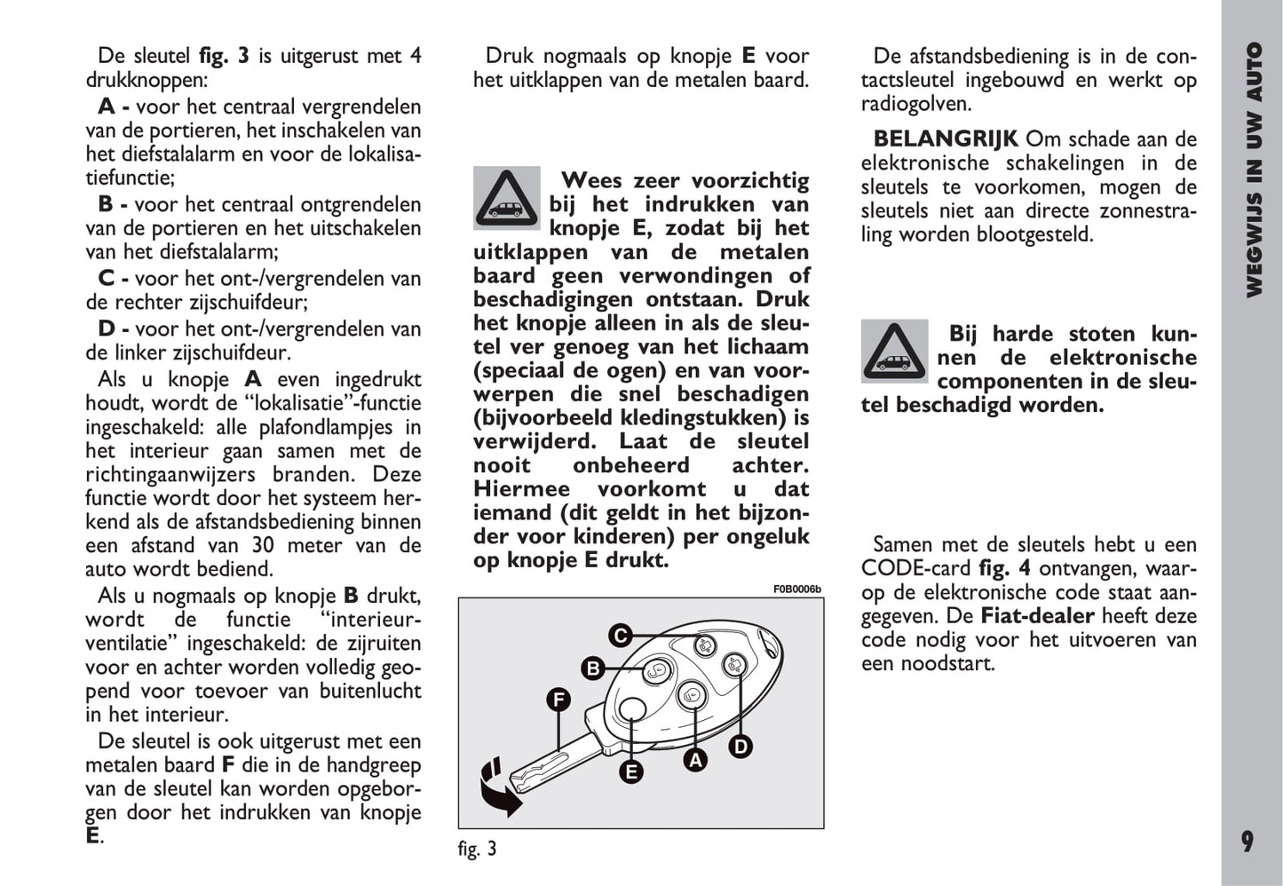 2002-2003 Fiat Ulysse Gebruikershandleiding | Nederlands