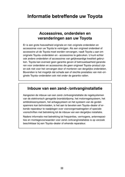2009-2010 Toyota Dyna Bedienungsanleitung | Niederländisch