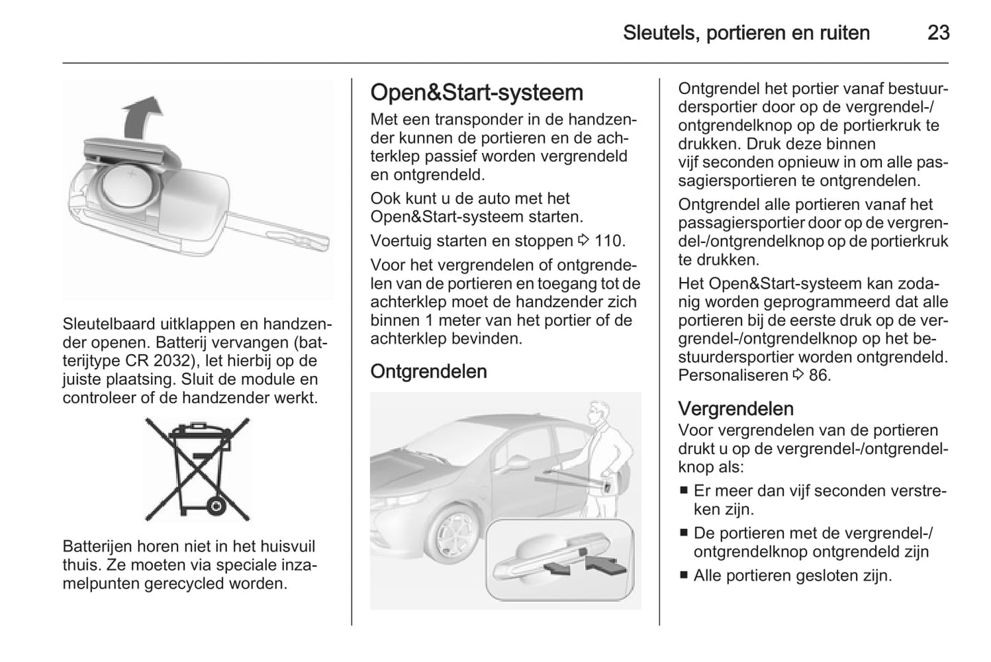 2014-2017 Opel Ampera Gebruikershandleiding | Nederlands