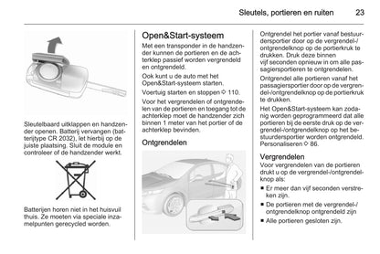 2014-2017 Opel Ampera Manuel du propriétaire | Néerlandais