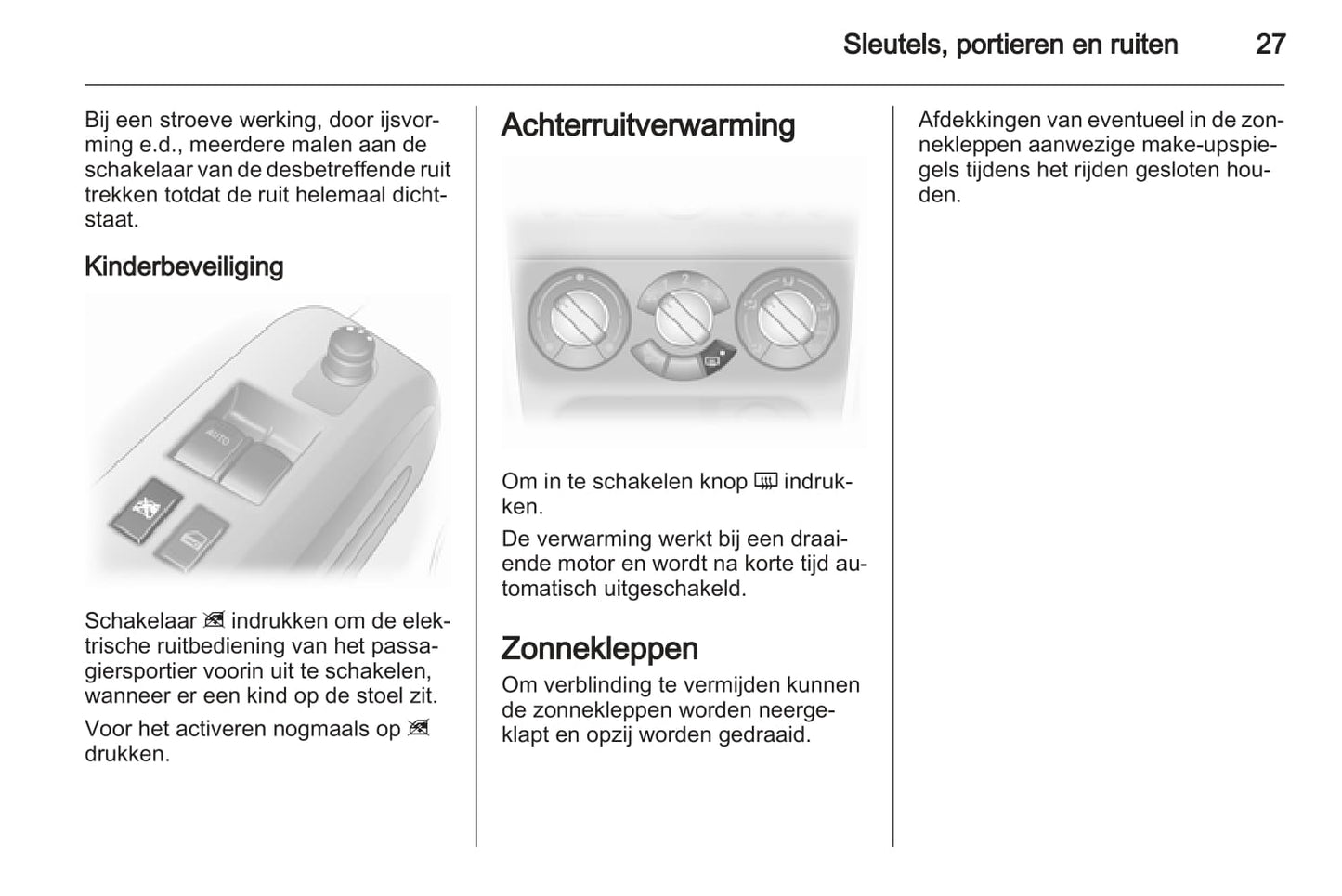 2012-2015 Opel Agila Owner's Manual | Dutch