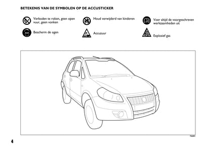 2008-2009 Fiat Sedici Bedienungsanleitung | Niederländisch